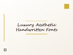 Masterpiece Signature Fonts for Luxury Brand Logos